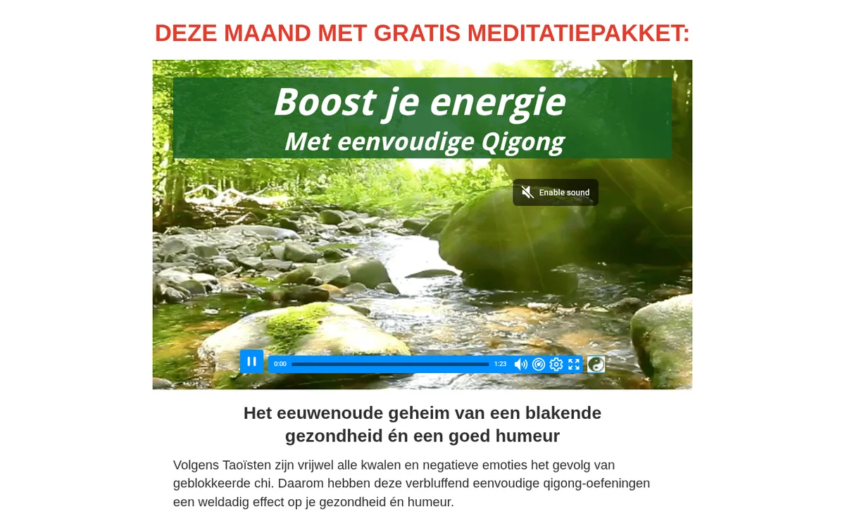 Qigong + Meditatie Pakket review: eerlijk oordeel