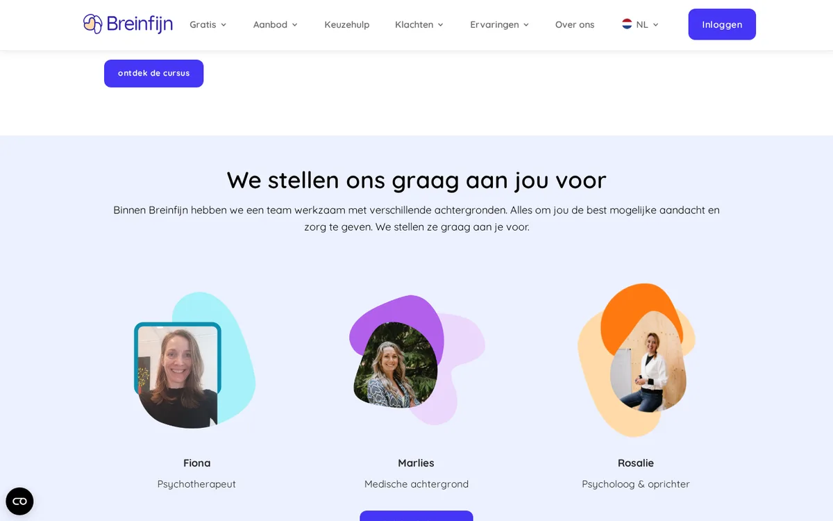 Rust in Lichaam en Brein — inhoud en opbouw van het programma