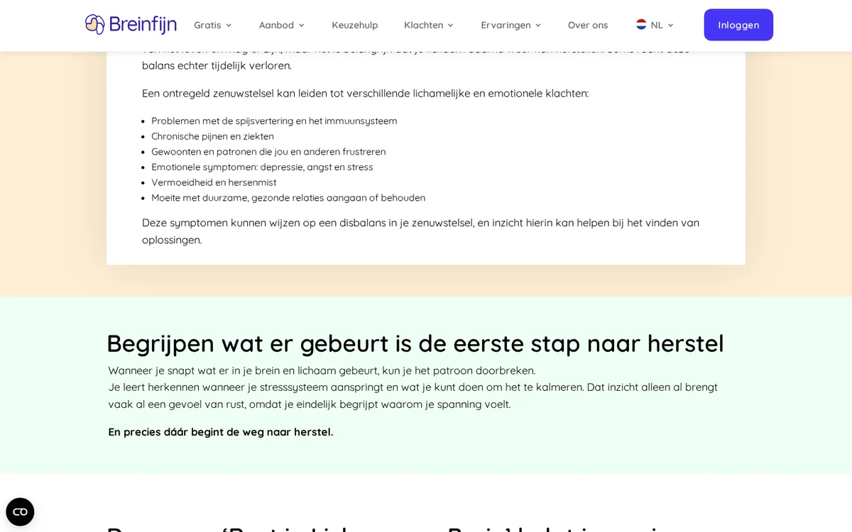 Rust in Lichaam en Brein — prijs en aanbod